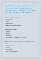 RDA MIDTERM EXAM | RDA FINAL PREP EXAM - DocMerit