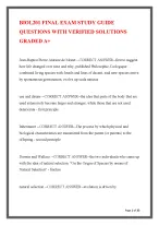 BIOL201 Final Exam Study Guide: Evolution, Biology & Systems – Questions & Verified Solutions