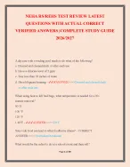 NEHA RS/REHS Exam Review 2026 | Complete Practice Questions and ...