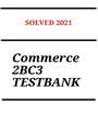TEST BANK Commerce 2BC3