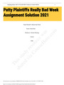 Patty Plaintiffs Really Bad Week Assignment Solutions