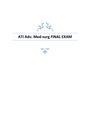ATI Med-Surg FINAL EXAM QUESTIONS AND ANSWERS (Download to score A)