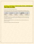 ACTUAL ATI TEAS 7 TEST BANK WITH ANSWER KEY AND EXPLANATION || 2024