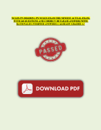 NCLEX PN 2024|2025 || PN NCLEX EXAM THE NEWEST ACTUAL EXAM, WITH 160 QUESTIONS AND CORRECT ANSWERS