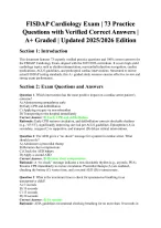 FISDAP Cardiology Exam | 73 Practice Questions - DocMerit