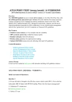 ATLS Post-Test (2025/2026) | 6 Versions (A–F) - DocMerit
