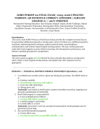 AORN Periop 101 Final Exam | 2025-2026 Updated Version | Questions and ...