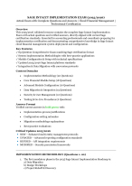 Sage Intacct Implementation Exam 2025/2026 | Actual Exam with Complete Questions and Answers