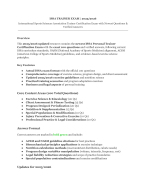 ISSA Trainer Exam 2025/2026 | International Sports Sciences Association Trainer Certification Exam