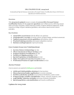 ISSA Trainer Exam 2025/2026| International Sports Sciences Association Personal Trainer Certificate