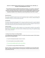 Arizona Jurisprudence Exam (Latest 2026/2027) – Q&A with Expert Solutions | A+ Graded