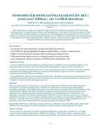 NFHS Soccer Officiating Exam Study Set 2026/2027 | High School Soccer Rules & Mechanics | 150 Q&A
