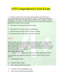 ATI Comprehensive Exit Exam