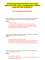 ATI RN Comprehensive Predictor Exam Latest update 2021/2022 ,RN ATI Comprehensive Predictor Exam 20