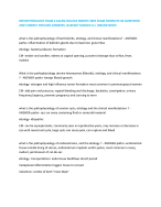 PATHOPHYSIOLOGY EXAM 4 GALEN COLLEGE NEWEST 2025 EXAM COMPLETE 80 ...