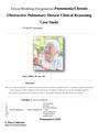 (NR510) Pneumonia-COPD case study solutions Pneumonia