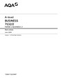 A-level BUSINESS 7132/2 PAPER 2 BUSINESS 2 marking scheme 2020
