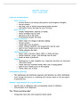 NUR2790 – Nursing III Exam 1 Study Guide