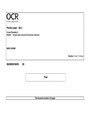 A Level Chemistry A H432/01 Periodic table, elements and physical chemistry Marking scheme
