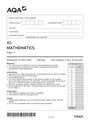 AQA MATHEMATICS 2020-2021 (GRADED A+)Best paper