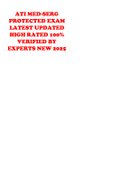 ATI MED-SERG PROTECTED EXAM LATEST UPDATED HIGH RATED 100% VERIFIED BY EXPERTS NEW 2025