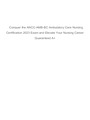 Conquer the ANCC-AMB-BC Ambulatory Care Nursing Certification 2023 Exam and Elevate Your Nursing Ca