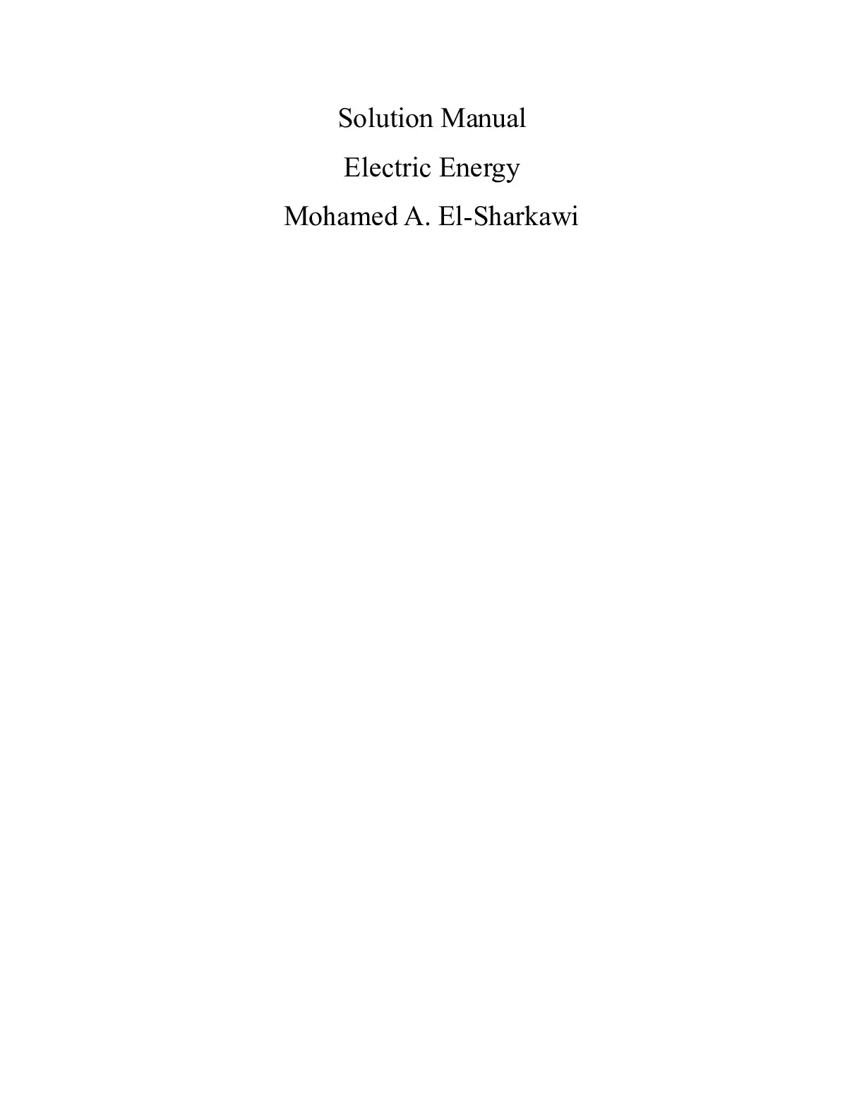 Complete Solution Manual Fundamentals of Electric Drives 2nd Edition El ...