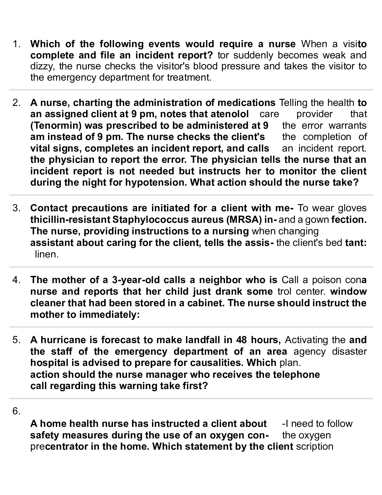 HESI MODULE 6 SAFETY AND INFECTION CONTROL LATEST UPDATE 2024 ...