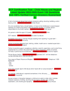 DCF Certification Test - Child Abuse and Neglect Latest Update 2024 ...