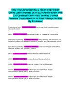 Engineering Final Exam - NOCTI Edit 3nd 50 Latest Update 2024-2025 ...