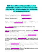 ECPI-Exam 2 Review Chapter 4,5,6,7 Latest Update 2025-2026 Actual Exam ...