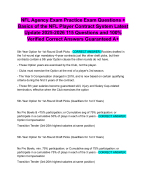 NFL Agency Exam Practice Exam Questions + Basics of the NFL Player Contract System Latest Update 20