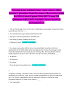 Nursing home administrator exam (James Allen) Section 1 questions from the James Allen review guid