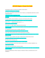 APUSH Chapter 1 Exam Test Guide