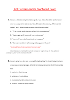 ATI RN Fundamentals Exam with NGN 2023-2025 All 70 Screenshot Questions and ATI Approved Answers # Real 2025 Exam for RN ATI Fundamentals Proctored Exam with ATI Marking Scheme