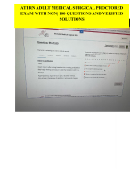 ATI MED-SURG PROCTORED EXAM 100 QUESTIONS WITH ANSWERS.docx