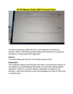 RN ATI MENTAL HEALTH PROCTORED EXAM B 2025 WITH NGN QUESTIONS & ANSWERS