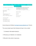 ATI RN PEDIATRIC ASSESSMENT EXAM 2023 NGN Latest Version