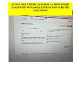 ATI RN Medical Surgical  2026 Exam with NGN 100 Questions and Answers