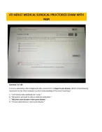 Crush ATI RN Adult Medical Surgical (Med-Surg) Proctored Exam 2023 with NGN: 100 Questions and Answe...