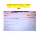 ATI RN Adult Medical Surgical (Med-Surg) 2023 Proctored Exam with NGN 100 Questions and Answers