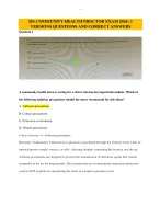 ATI RN Community Health 2023 Proctored Exam with NGN 70 Questions and Answers