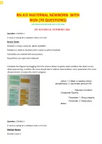 ATI RN Maternal Newborn 2023 Proctored Exam with NGN 70 Questions and Answers