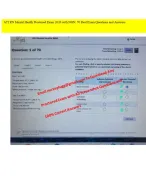 ATI RN Mental Health Proctored Exam with NGN 70 Screenshot Questions and Answers