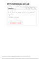 PSYC 140 MODULE 3 EXAM