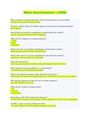 Military Board Questions - (CBRN) - (Answered)