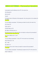 AMEDD ACCP MD0802 – Pharmaceutical Calculations