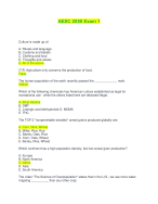 AESC 2050 Exam 1 | Questions with 100% Correct Answers