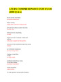 ATI RN COMPREHENSIVE EXIT EXAM (2000)