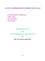 ATI PN COMPREHENSIVE PREDICTOR EXAM (14 VERSIONS): LATEST ,100% CORRECT